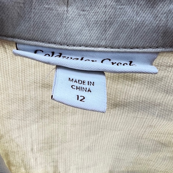 Coldwater Creek Lighweight Jacket Size 12 🎉Host Pick🎉 - Picture 5 of 9